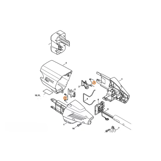 STIHL   Sprężyna ramieniowa 0000 998 0405